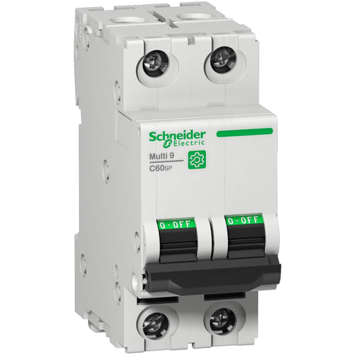 Square-D / Schneider - Square D M9F21201 Miniature Circuit, MULTI9 C60SP 2P B 1A MCB