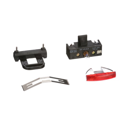 Square-D / Schneider - Square D 9999SP2R 2/3-Pole 120 VAC 30 Amp NEMA 1 Red Contactor/Starter Pilot Light Kit