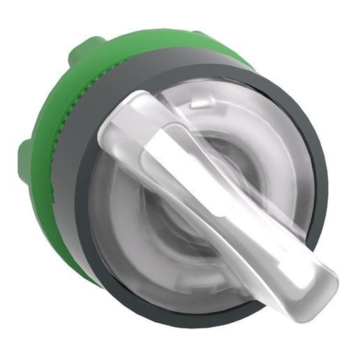 Square-D / Schneider - Square D ZB5AK1213 22 mm 2-Position White Maintained Lever Illuminated Selector Switch Operator