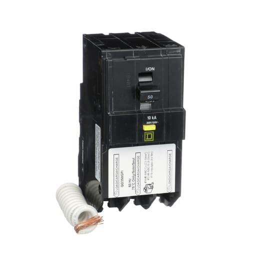 Square-D / Schneider - Square D QO350GFI Miniature Circuit Breaker w/GFI 50A 208Y/120V 3Ph 3P