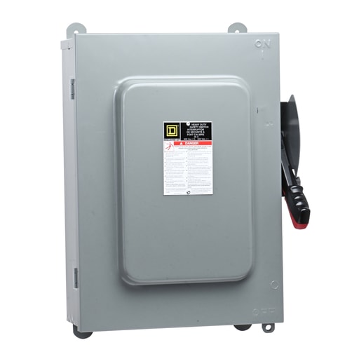 Square-D / Schneider - Square D HU461AWK 600 VAC 30 Amp 4-Pole Non-Fusible Heavy Duty Safety Switch
