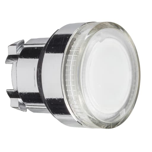 Square-D / Schneider - Square D ZB4BW37 22 mm Clear Round Flush Momentary Illuminated Push Button Operator