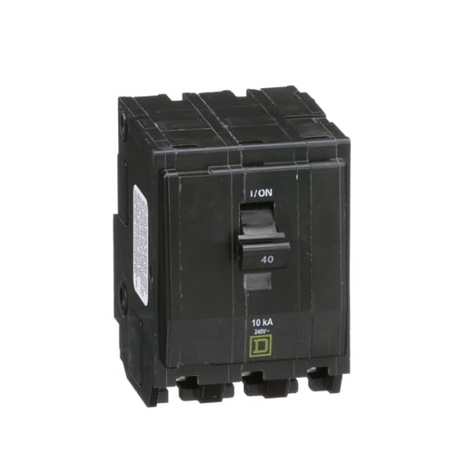 Square-D / Schneider - Square D QO340 Miniature Circuit Breaker 40A 240V 3Ph , Plug-On