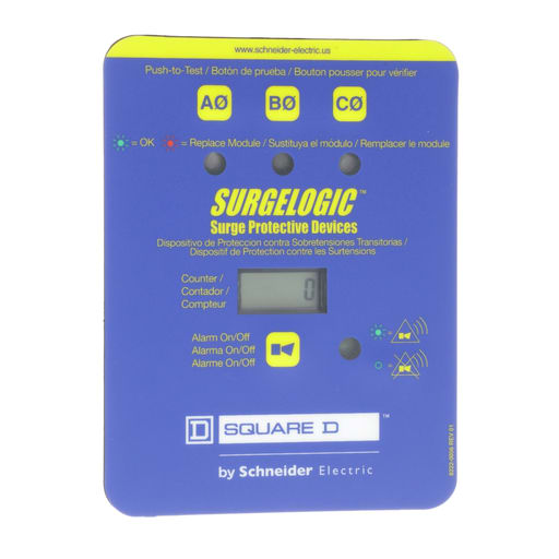 Square-D / Schneider - Square D TVS3DSPVC Vertical Surge Suppressor Diagnostic Display Panel