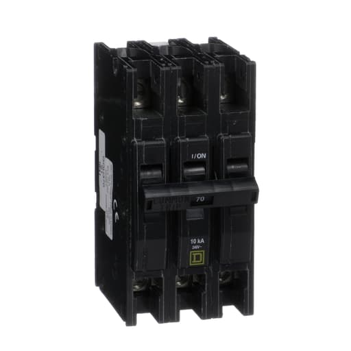Square-D / Schneider - Square D QOU370 3-Pole 70 Amp 240 Volt Thermal Magnetic/Common Trip Miniature Circuit Breaker