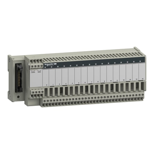 Square-D / Schneider - Square D ABE7S16E2F0 16-Channel Screw Terminal Input Sub Base