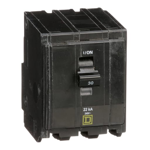 Square-D / Schneider - Square D QO330VH 3-Pole 30 Amp 240 Volt Plug-On Miniature Circuit Breaker