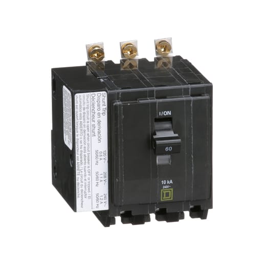 Square-D / Schneider - Square D QOB3601021 240 Volt 60 Amp Miniature Circuit Breaker