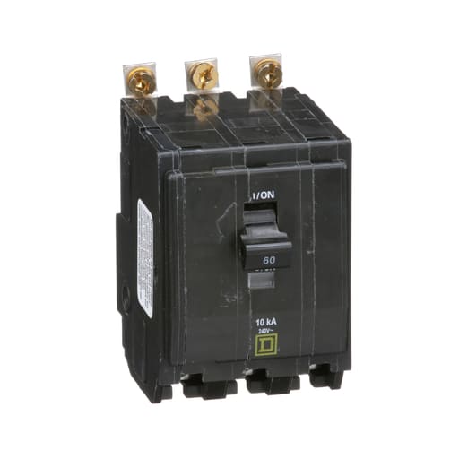 Square-D / Schneider - Square D QOB360 Miniature Circuit Breaker 60A 240V 3Ph , Bolt-On