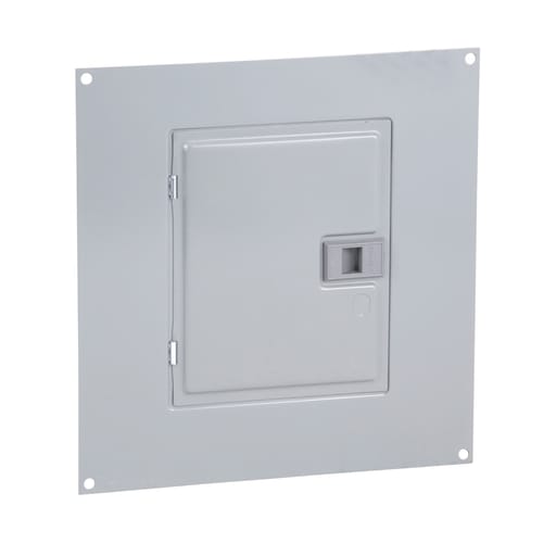Square-D / Schneider - Square D QOC12US Load Center Cover, 12 Circuits, Surface-Mount, NEMA-1, Gray