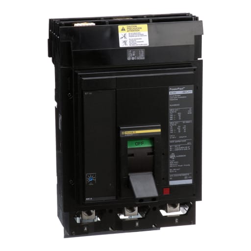 Square-D / Schneider - Square D MJA36400 3-Pole 400 Amp 600 Volt Molded Case Circuit Breaker