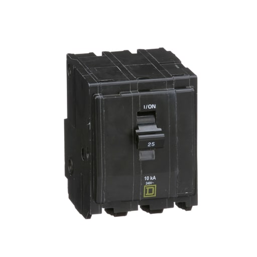 Square-D / Schneider - Square D QO325 Miniature Circuit Breaker 25A 240V 3Ph, Plug-On