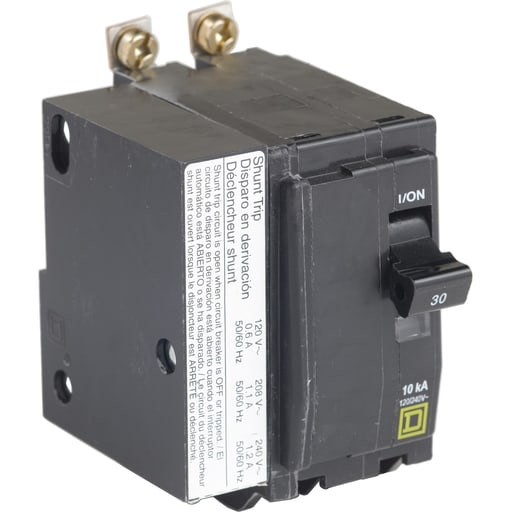 Square-D / Schneider - Square D QOB230VH1021 2-Pole 30 Amp 240 Volt Bolt-On Thermal Magnetic Miniature Circuit Breaker