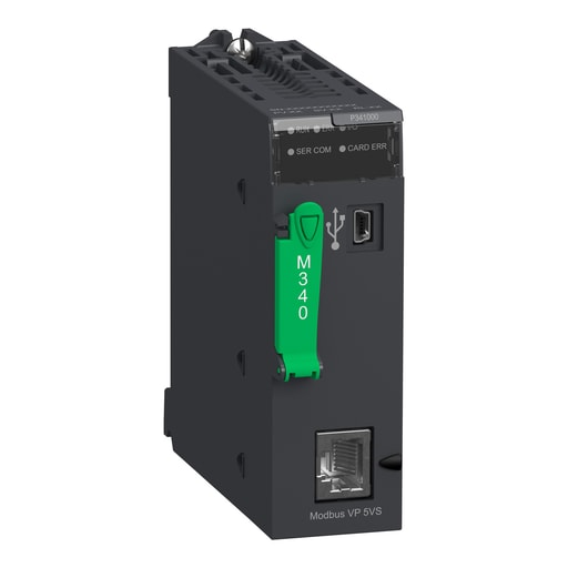 Square-D / Schneider - Square D BMXP341000 2048 kB 1-Modbus Processor PLC Module