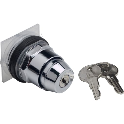 Square-D / Schneider - Square D 9001KS88K14 30 mm 4-Position Maintained Key Non-Illuminated Selector Switch Operator