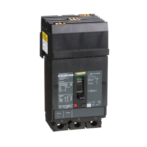 Square-D / Schneider - Square D HDA36125 600 Volt 100 Amp Molded Case Circuit Breaker