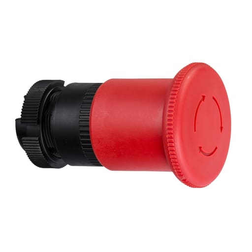 Square-D / Schneider - Square D ZA2BS844 40 mm Red Mushroom Push to Maintained Trigger Action Push Button Head