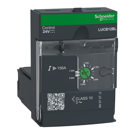 Square-D / Schneider - Square D LUCB12BL 24 VDC 3 to 12 Amp 3-Phase Class 10 Thermal Motor Starter Advanced Control Unit