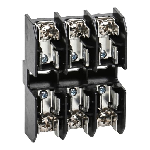 Square-D / Schneider - Square D 9080FB3611M 30 Amp 600 Volt 3-Pole Thermoplastic Class M Standard Terminal Block Fuse Holder