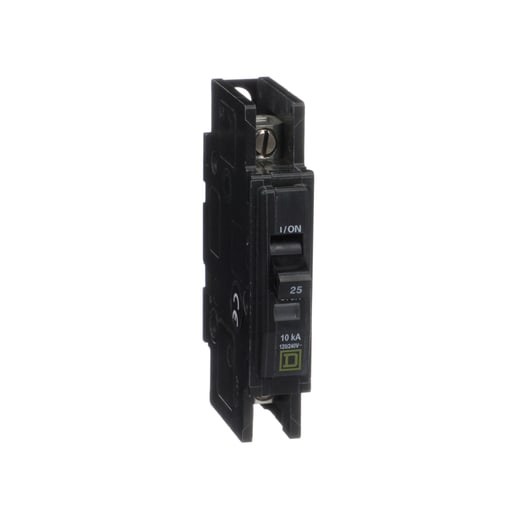 Square-D / Schneider - Square D QOU125 1-Pole 20 Amp 120/240 Volt Thermal Magnetic/Common Trip Miniature Circuit Breaker