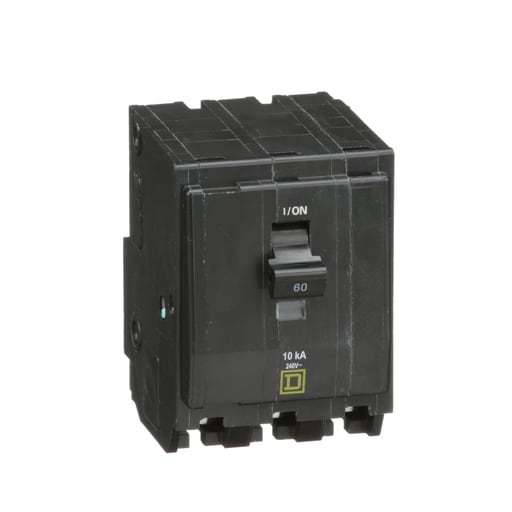 Square-D / Schneider - Square D QO360 Miniature Circuit Breaker 60A 240V 3Ph , Plug-On