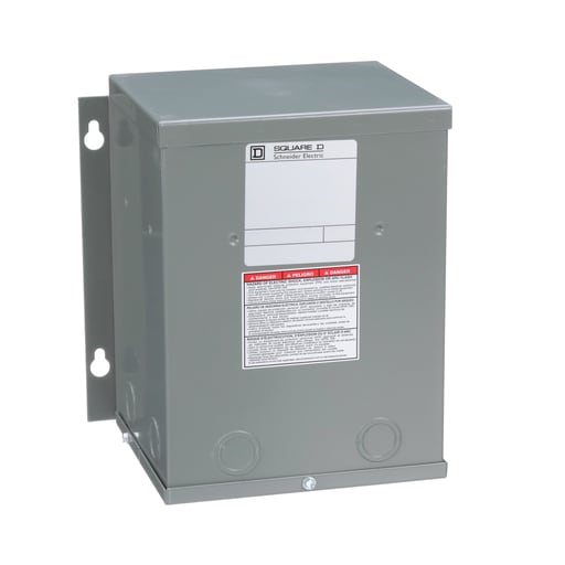 Square-D / Schneider - Square D 2S82F 2 kVa 240 x 480 VAC Primary 24/48 VAC Secondary Dry Type General Purpose Transformer