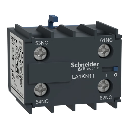 Square-D / Schneider - Square D LA1KN20 575 VAC 10 Amp 2NO Screw Clamp Terminal Auxiliary Contact Block