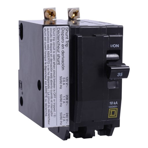 Square-D / Schneider - Square D QOB240VH1021 2-Pole 40 Amp 120/240 VAC Bolt-On Panelboard Circuit Breaker