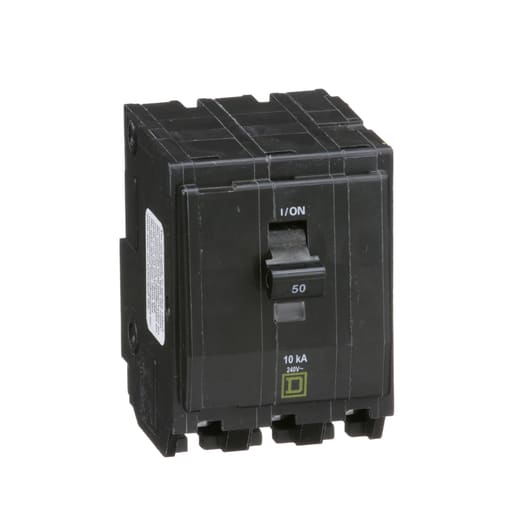 Square-D / Schneider - Square D QO350 Miniature Circuit Breaker 50A 240V 3Ph , Plug-On