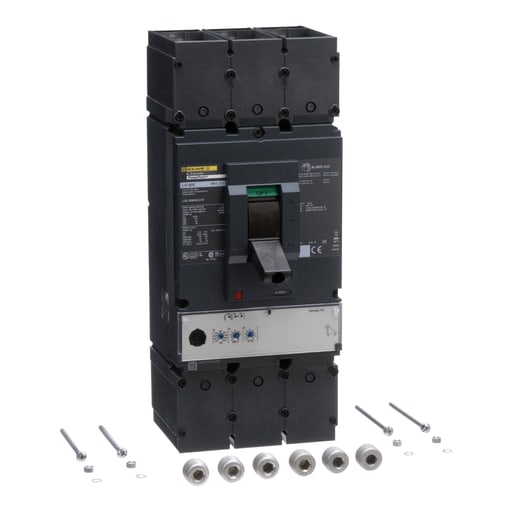 Square-D / Schneider - Square D LGL36600U31X 3-Pole 600 Amp 600 Volt Electronic Trip Molded Case Circuit Breaker