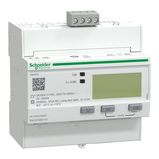 Square-D / Schneider - SQD A9MEM3555 iEM3555 energy meter