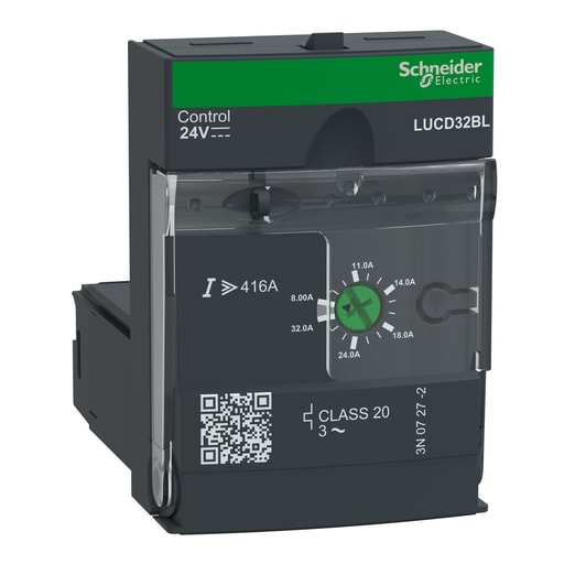 Square-D / Schneider - Square D LUCD32BL 24 VDC 8 to 32 Amp 3-Phase Class 20 Thermal Motor Starter Advanced Control Unit