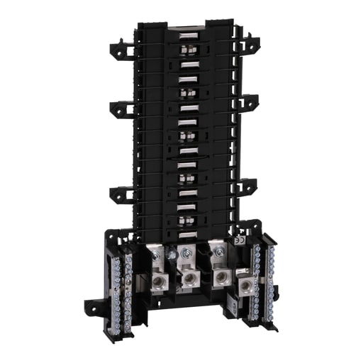 Square-D / Schneider - Square D QON330L200I 200 Amp 240 VAC 3-Phase 3-Wire 30-Space Circuit Breaker Mounting Base with Neutral