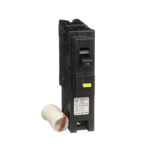 Square-D / Schneider - Square D HOM115GFI 120 Volt 15 Amp Miniature Circuit Breaker