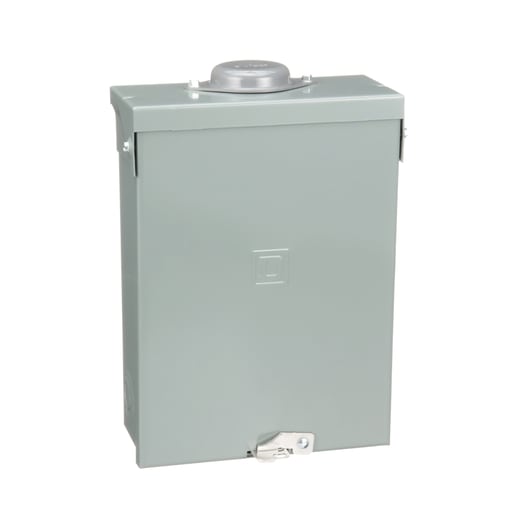 Square-D / Schneider - Square D HOM612L100RB 120/240 VAC 100 Amp 1-Phase 6-Space 12-Circuit NEMA 3R Load Center