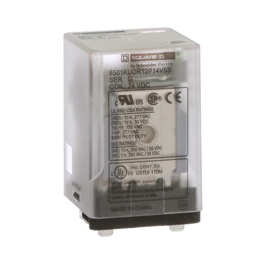 Square-D / Schneider - SQD 8501KUDR12P14V53 Plug in relay,
