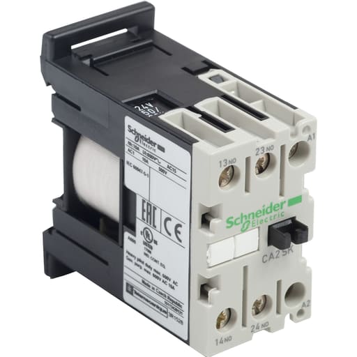 Square-D / Schneider - Square D CA2SK20F7 690 VAC 110 VAC 10 Amp 4.2 VA 4-Pole 2NO IEC Control Relay