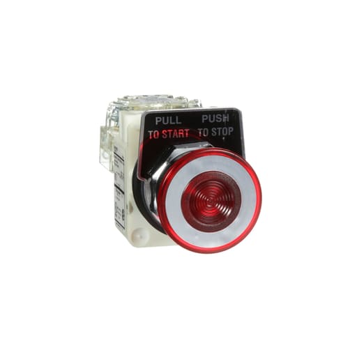 Square-D / Schneider - Square D 9001KR9P1RH13 30 mm 10 Amp 600 Volt Push Button