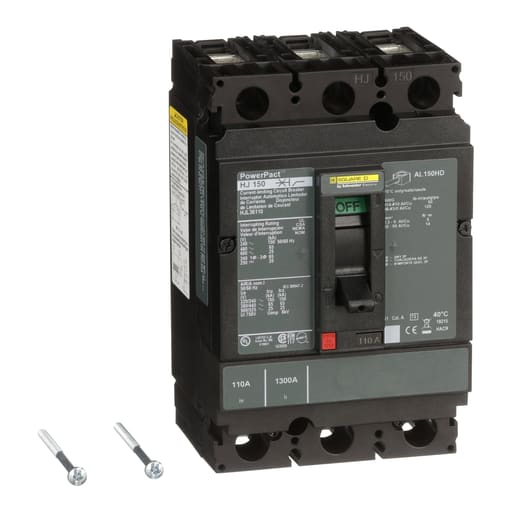 Square-D / Schneider - Square D HJL36110 600 Volt 110 Amp Molded Case Circuit Breaker