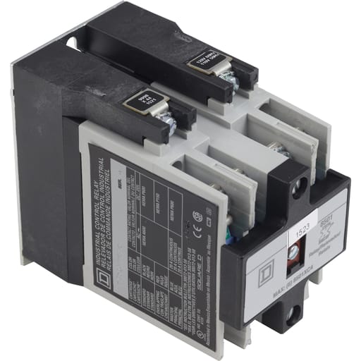 Square-D / Schneider - Square D 8501XMO20V02 110/120 VAC 20/5 Amp 2-Pole 2NO Panel Mount AC Operated Master Relay
