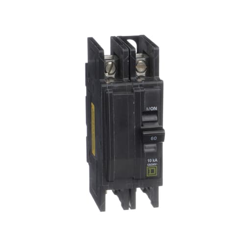 Square-D / Schneider - Square D QOUQ260 2-Pole 60 Amp 120/240 Volt Thermal Magnetic/Common Trip Miniature Circuit Breaker