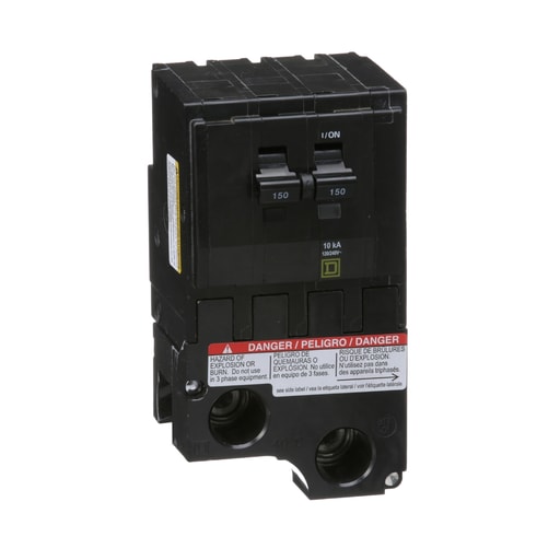 Square-D / Schneider - Square D QO2150 Miniature Circuit Breaker 150A 120/240V 2P 1Ph , Plug-On