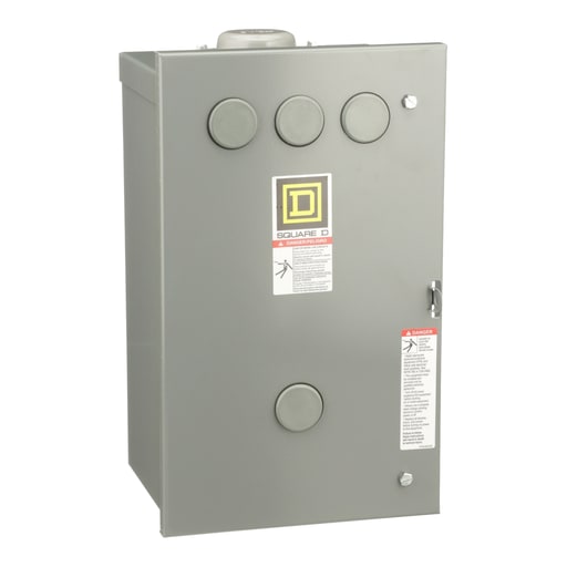 Square-D / Schneider - Square D 8903LH1200V02 110/120 VAC 30 Amp 12-Pole NEMA 3R Electrically Held Lighting Contactor