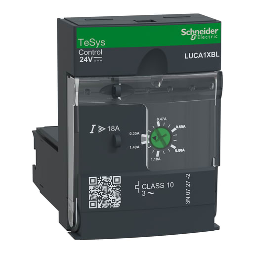 Square-D / Schneider - Square D LUCA1XBL 24 VDC 3 to 14 Amp 3-Phase Class 10 Thermal Motor Starter Standard Control Unit