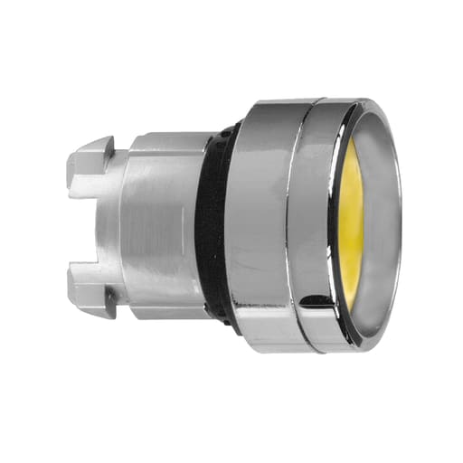 Square-D / Schneider - Square D ZB4BA56 22 mm Yellow Round Guarded Head Non-Illuminated Push Button Operator