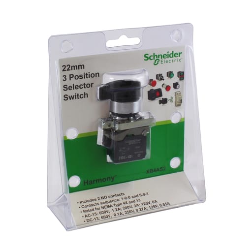 Square-D / Schneider - SQD XB4AS2 Selector switch, Harmony