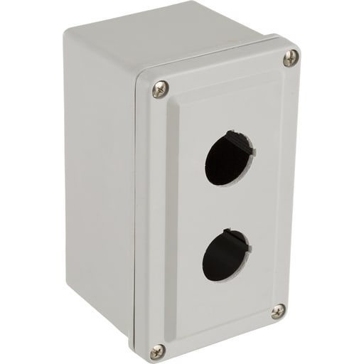 Square-D / Schneider - Square D 9001SKY2 30 mm 2-Hole 1-Row Vertical Polymeric NEMA 1/3/4/4X/13 Control Station Enclosure
