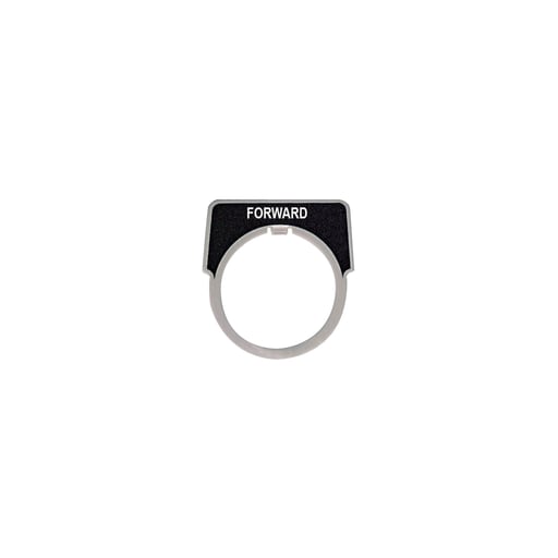 Square-D / Schneider - Square D 9001KN206 40 x 43 mm Aluminum Forward Push Button Standard Legend Plate