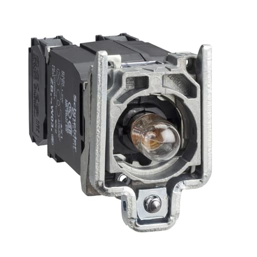 Square-D / Schneider - Square D ZB4BW045 22 mm 110 to 120 VAC 1NO 1NC Contact Block Light Module with Screw Clamp