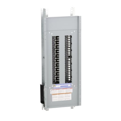 Square-D / Schneider - Square D NQ42L2C 240VAC 48VDC 225A 1-Phase 3-Wire 42-Circuit Panelboard Interior, Main Lugs, Copper Bus